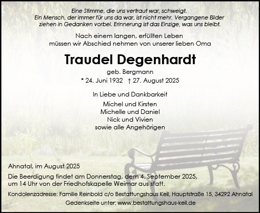 Gertraud Degenhardt