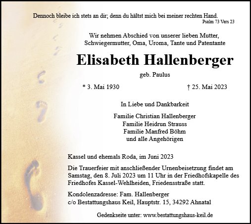 Elisabeth Hallenberger