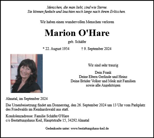 Marion O'Hare