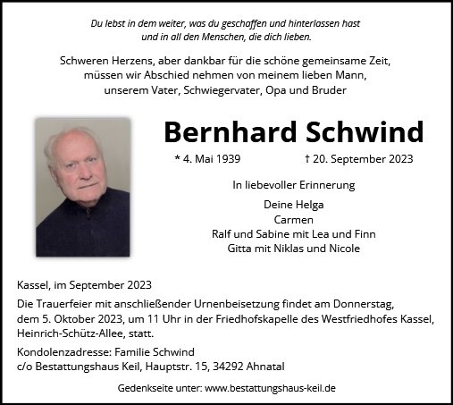 Bernhard Schwind