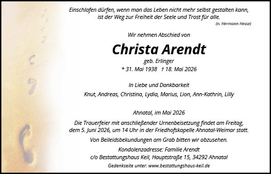 Christa Arendt