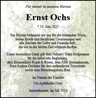Ernst Ochs