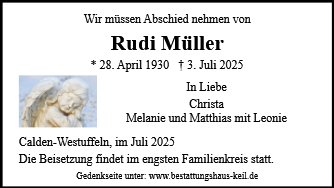 Rudi Müller