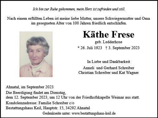 Katharine Frese