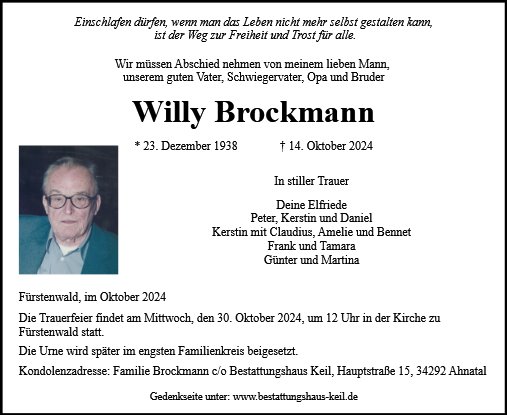 Willy Brockmann