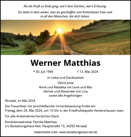 Werner Matthias