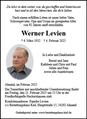 Werner Levien