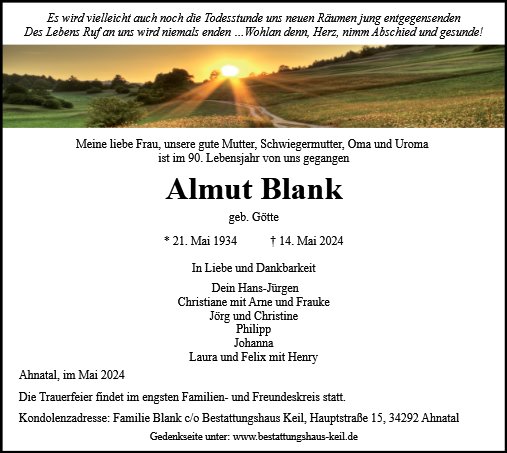 Almut Blank