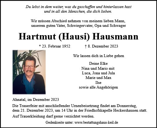 Hartmut Hausmann
