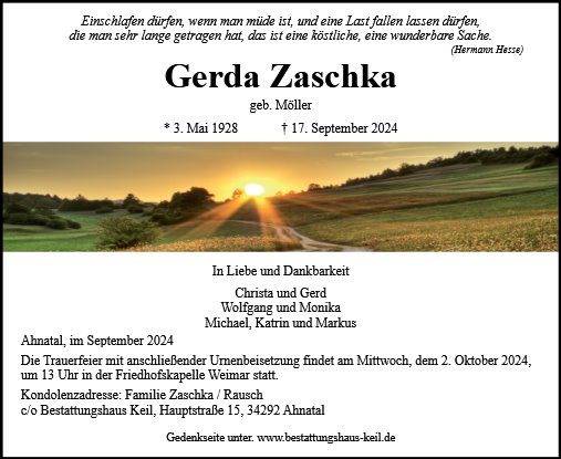 Gerda Zaschka