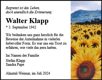 Walter Klapp