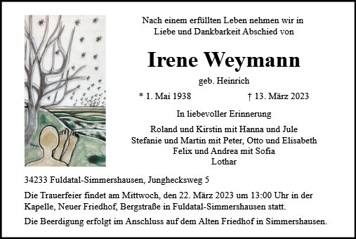 Irene Weymann