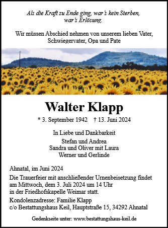 Walter Klapp