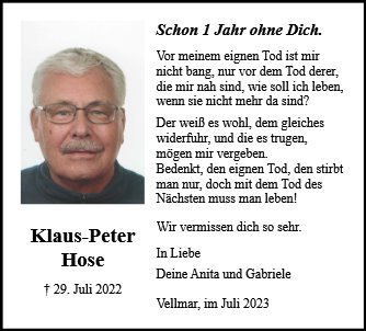 Klaus-Peter Hose