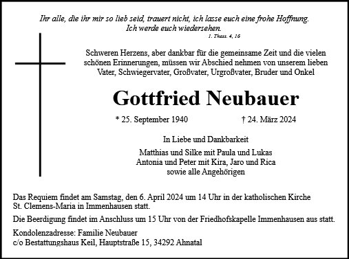 Gottfried Neubauer