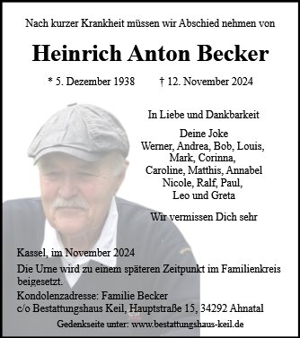 Heinrich Anton Becker