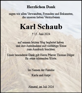 Karl Schaub