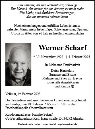 Werner Scharf