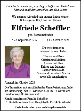 Elfriede Scheffler