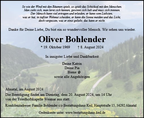 Oliver Bohlender