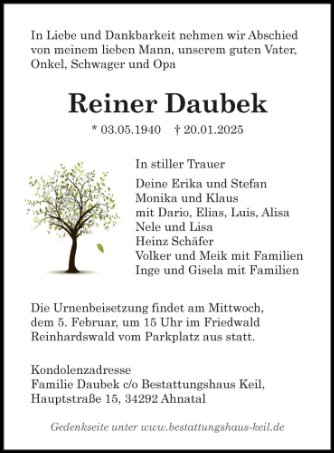 Reiner Daubek