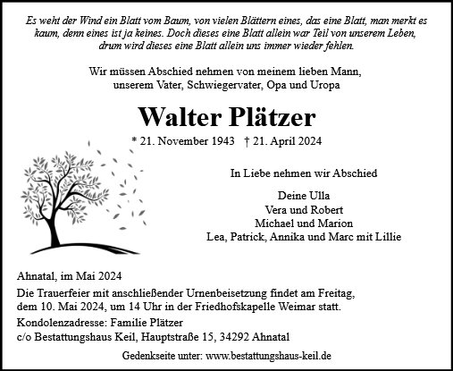 Walter Plätzer