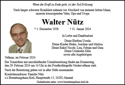 Walter Nütz