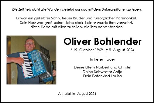 Oliver Bohlender