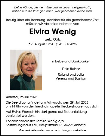 Elvira Wenig