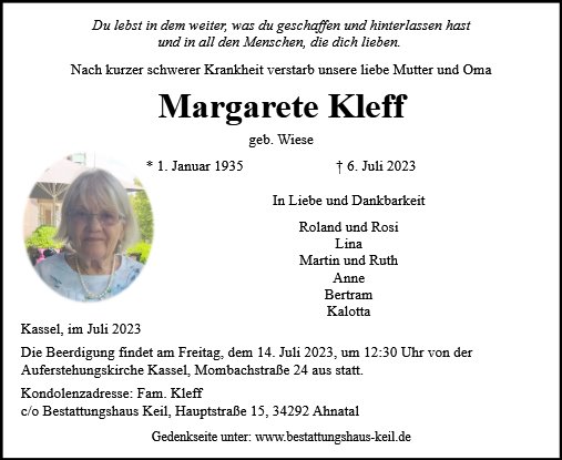 Margarete Kleff