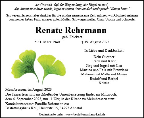 Renate Rehrmann 