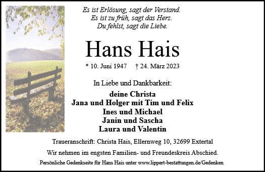 Hans Hais