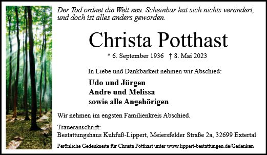Christa Potthast