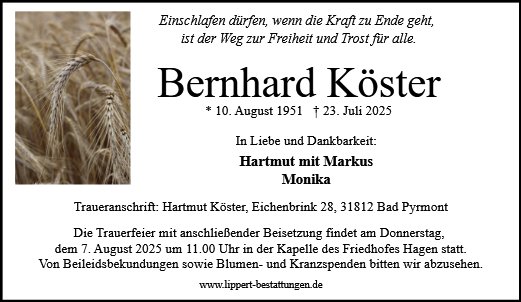 Bernhard Köster