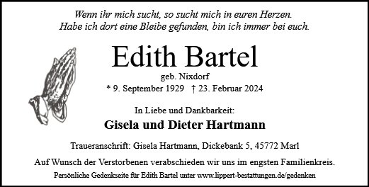Edith Bartel