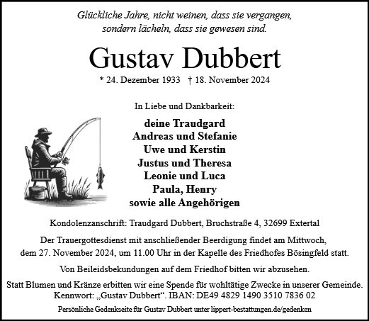 Gustav Dubbert