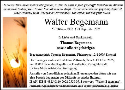 Walter Begemann