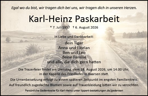Karl-Heinz Paskarbeit