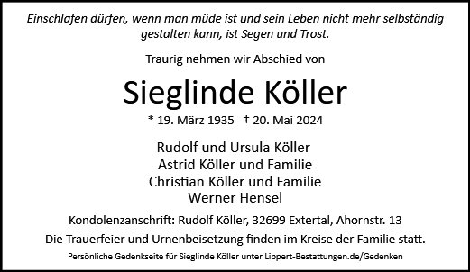 Sieglinde Köller