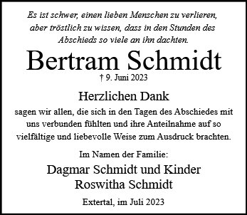 Bertram Schmidt