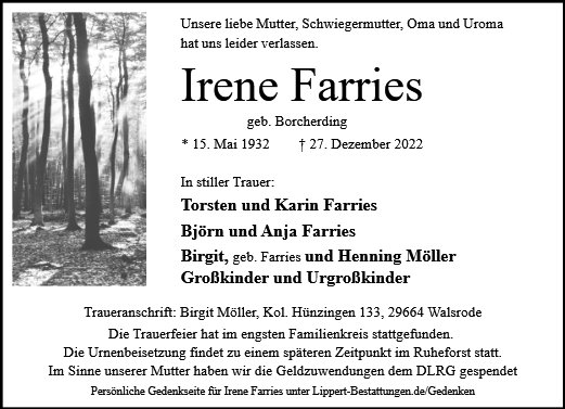 Irene Farries