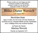 Traueranzeige von Wersich, Heinz-Dieter