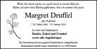 Traueranzeige von Druffel, Margret