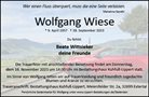 Traueranzeige von Wiese, Wolfgang