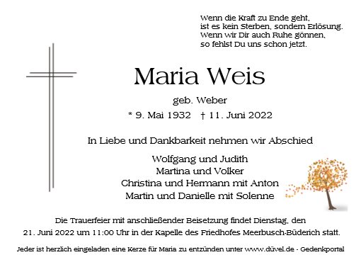 Maria Weis