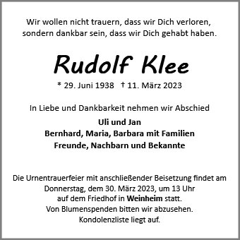 Rudolf Klee