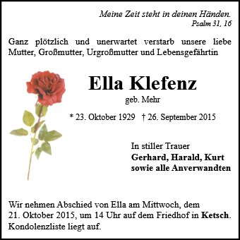 Ella Klefenz