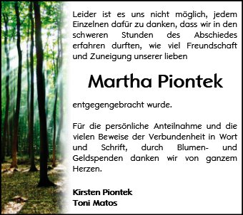 Martha Piontek