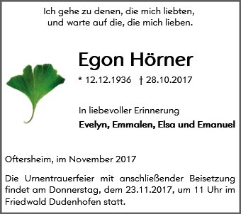 Egon Hörner