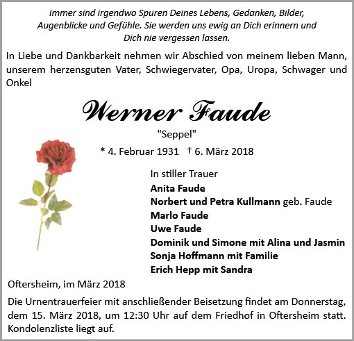 Werner Faude